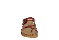 Bjorndal Womens Sami Footbed Sandal - Cognac -Theydude Store US 01 250078 02