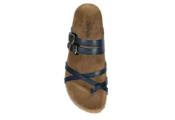 Bjorndal Womens Sami Footbed Sandal - Navy -Theydude Store US 01 250080 05