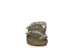 Madden Girl Womens Brycee Footbed Sandal - Med Metallic -Theydude Store US 01 250117 02