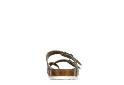 Madden Girl Womens Brycee Footbed Sandal - Med Metallic -Theydude Store US 01 250117 04