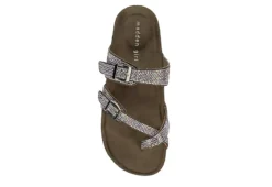 Madden Girl Womens Brycee Footbed Sandal - Med Metallic -Theydude Store US 01 250117 05