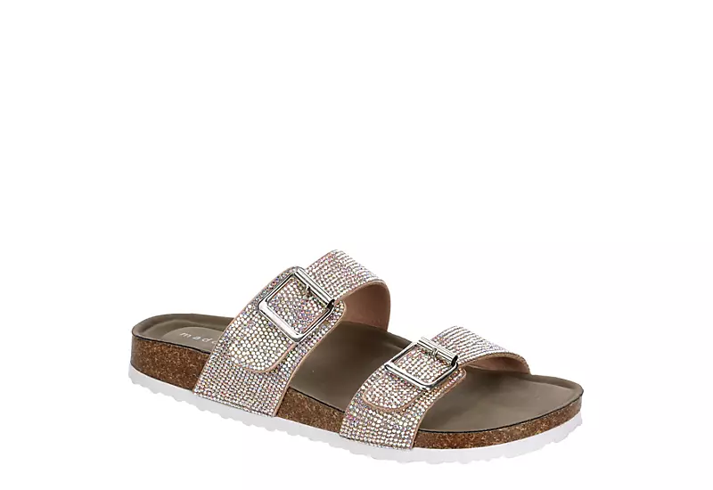 Madden Girl Womens Brando Footbed Sandal - Blush 1 Madden Girl Womens Brando Footbed Sandal - Blush