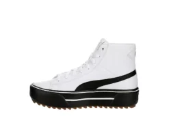 Puma Womens Kaia High Top Platform Sneaker - White -Theydude Store US 01 400673 03
