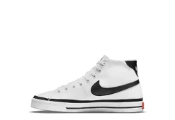 Nike Womens Court Legacy Mid Sneaker - White 9 Nike Womens Court Legacy Mid Sneaker - White -Theydude Store US 01 400889 02