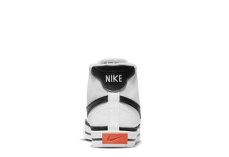 Nike Womens Court Legacy Mid Sneaker - White 4 Nike Womens Court Legacy Mid Sneaker - White - Image 4