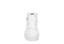 Vans Womens Filmore High Top Platform Sneaker - White -Theydude Store US 01 400983 02