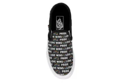 Vans Womens Asher Slip On Sneaker - Black -Theydude Store US 01 401192 05
