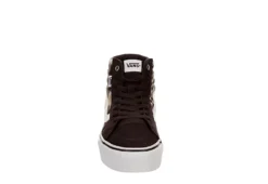 Vans Womens Filmore High Top Platform Sneaker - Brown -Theydude Store US 01 401274 02