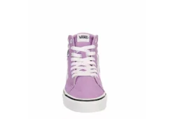 Vans Womens Filmore High Top Sneaker - Purple 9 Vans Womens Filmore High Top Sneaker - Purple -Theydude Store US 01 401284 02