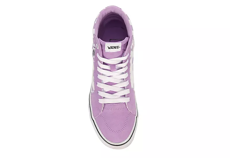 Vans Womens Filmore High Top Sneaker - Purple 6 Vans Womens Filmore High Top Sneaker - Purple - Image 6