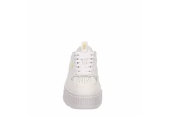 Puma Womens Karmen Rebelle Sneaker - White 9 Puma Womens Karmen Rebelle Sneaker - White -Theydude Store US 01 401309 02