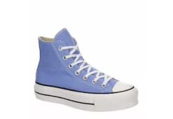 Converse Womens Chuck Taylor All Star High Top Platform Sneaker - Light Blue