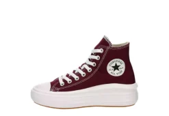 Converse Womens Chuck Taylor All Star Move High Top Sneaker - Burgundy -Theydude Store US 01 401341 03