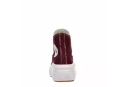 Converse Womens Chuck Taylor All Star Move High Top Sneaker - Burgundy -Theydude Store US 01 401341 04