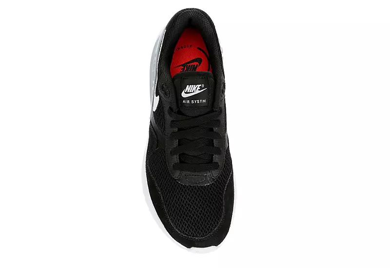 Nike Womens Air Max Systm Sneaker - Black 6 Nike Womens Air Max Systm Sneaker - Black - Image 6