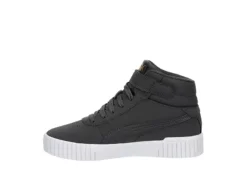Puma Womens Carina 2.0 Chevron Mid Sneaker - Dark Grey -Theydude Store US 01 401446 03