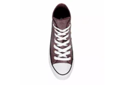 Converse Womens Chuck Taylor All Star High Top Platform Sneaker - Burgundy -Theydude Store US 01 401475 05