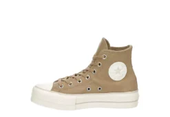Converse Womens Chuck Taylor All Star High Top Platform Sneaker - Khaki -Theydude Store US 01 401482 03