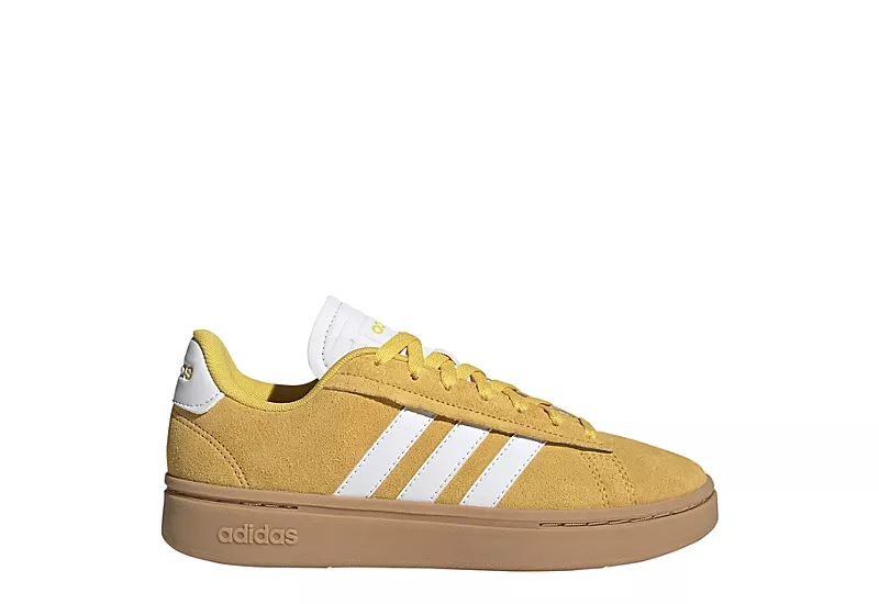 Adidas Womens Grand Court Alpha Sneaker - Gold 1 Adidas Womens Grand Court Alpha Sneaker - Gold