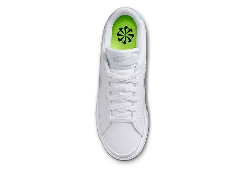Nike Womens Court Legacy Next Nature Sneaker - White 5 Nike Womens Court Legacy Next Nature Sneaker - White - Image 5