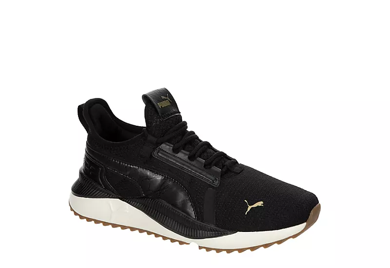 Puma Womens Pacer Future Street Lux Deco Sneaker - Black 1 Puma Womens Pacer Future Street Lux Deco Sneaker - Black
