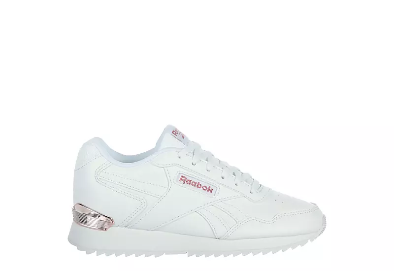 Reebok Womens Glide Ripple Clip Sneaker - White 2 Reebok Womens Glide Ripple Clip Sneaker - White - Image 2