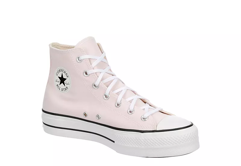 Converse Womens Chuck Taylor All Star High Top Platform Sneaker - Pale Pink 1 Converse Womens Chuck Taylor All Star High Top Platform Sneaker - Pale Pink