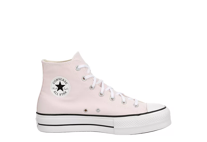 Converse Womens Chuck Taylor All Star High Top Platform Sneaker - Pale Pink 2 Converse Womens Chuck Taylor All Star High Top Platform Sneaker - Pale Pink - Image 2
