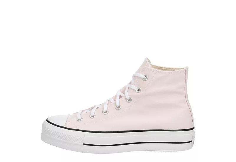 Converse Womens Chuck Taylor All Star High Top Platform Sneaker - Pale Pink 4 Converse Womens Chuck Taylor All Star High Top Platform Sneaker - Pale Pink - Image 4