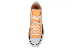 Converse Womens Chuck Taylor All Star High Top Platform Sneaker - Orange -Theydude Store US 01 401714 05