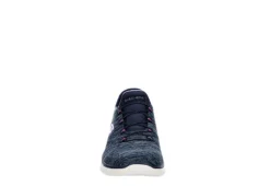 Skechers Womens Summits Slip-ins Running Shoe - Navy -Theydude Store US 01 401745 02
