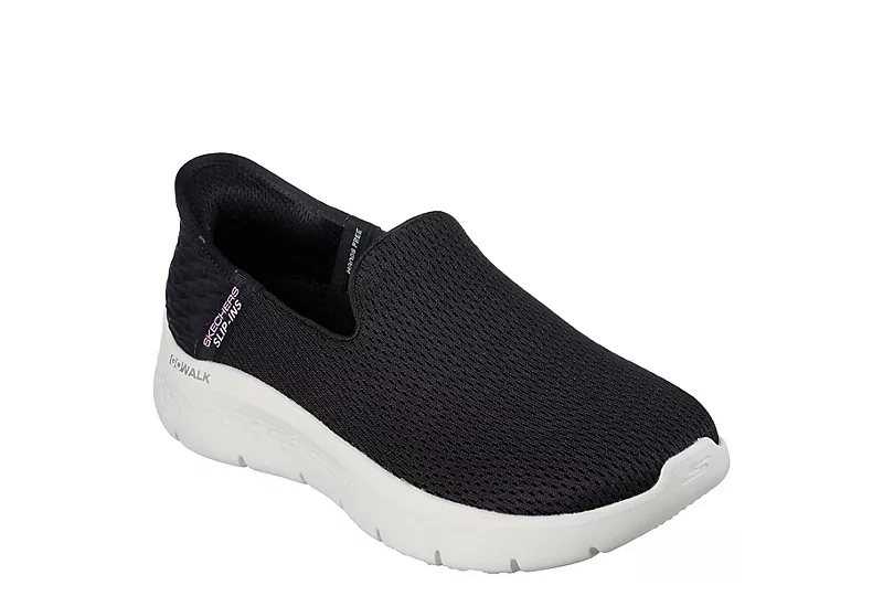 Skechers Womens Go Walk Flex Slip-ins Walking Shoe - Black 1 Skechers Womens Go Walk Flex Slip-ins Walking Shoe - Black