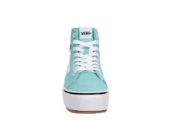 Vans Womens Filmore High Top Tapered Platform Sneaker - Aqua -Theydude Store US 01 401766 02