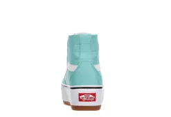 Vans Womens Filmore High Top Tapered Platform Sneaker - Aqua -Theydude Store US 01 401766 04