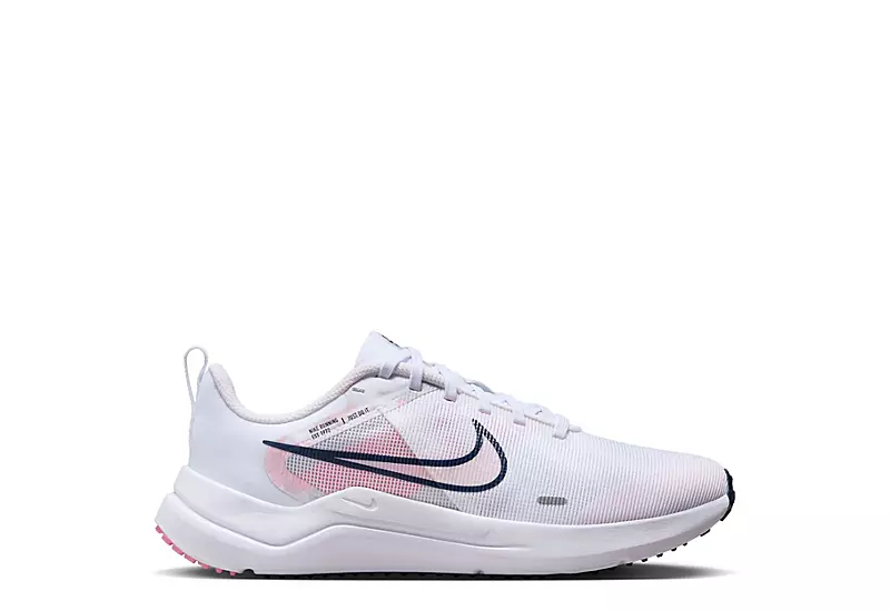 Nike Womens Downshifter 12 Running Shoe - White 2 Nike Womens Downshifter 12 Running Shoe - White - Image 2