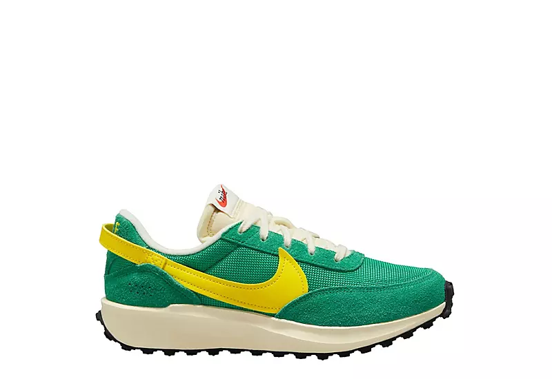 Nike Womens Waffle Debut Sneaker - Dark Green 2 Nike Womens Waffle Debut Sneaker - Dark Green - Image 2