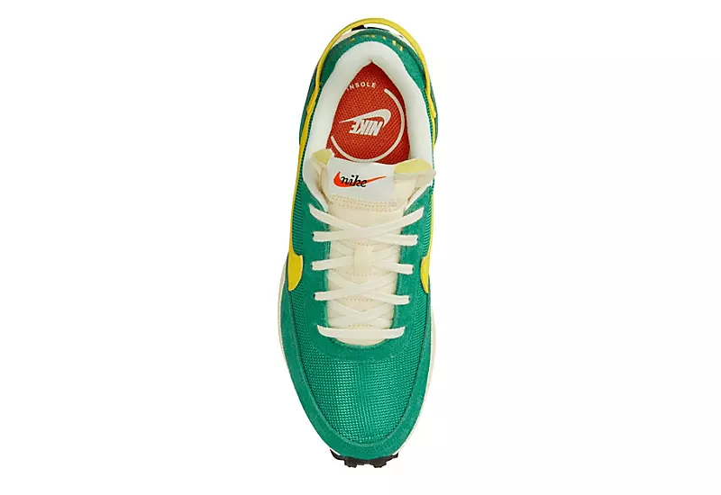 Nike Womens Waffle Debut Sneaker - Dark Green 4 Nike Womens Waffle Debut Sneaker - Dark Green - Image 4