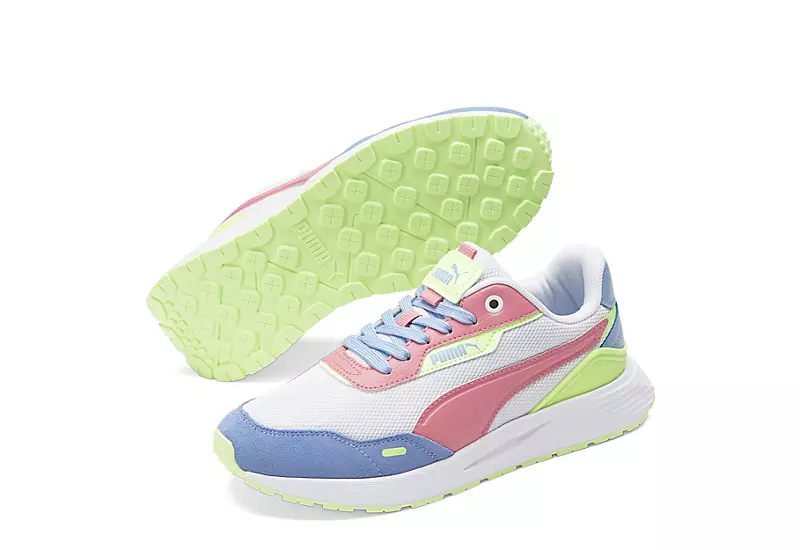 Puma Womens Runtamed Plus Sneaker - Pale Blue 1 Puma Womens Runtamed Plus Sneaker - Pale Blue