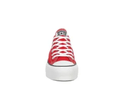 Converse Womens Chuck Taylor All Star Low Top Lift Sneaker - Red -Theydude Store US 01 401831 02