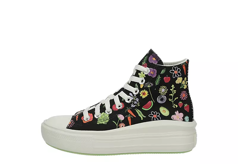 Converse Womens Chuck Taylor All Star Move High Top Sneaker - Multicolor 4 Converse Womens Chuck Taylor All Star Move High Top Sneaker - Multicolor - Image 4
