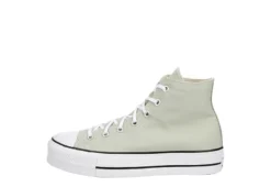 Converse Womens Chuck Taylor All Star High Top Platform Sneaker - Pale Green -Theydude Store US 01 401834 03