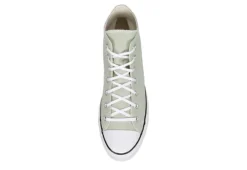 Converse Womens Chuck Taylor All Star High Top Platform Sneaker - Pale Green -Theydude Store US 01 401834 05