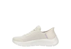 Skechers Womens Go Walk Flex Bungee Slip-ins Running Shoe - Off White -Theydude Store US 01 401931 03