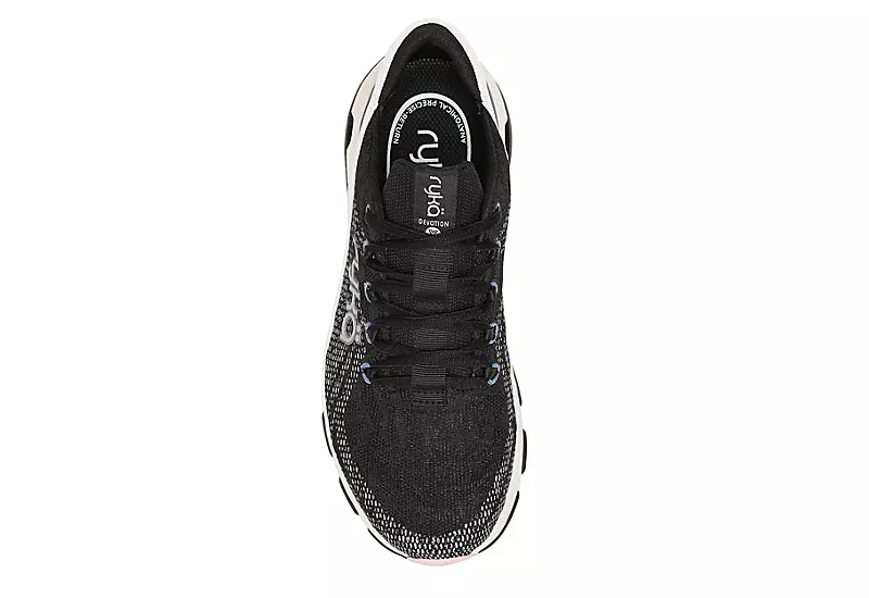 Ryka Womens Devotion X Walking Shoe - Black 6 Ryka Womens Devotion X Walking Shoe - Black - Image 6