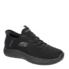 Skechers Womens Slip-ins Summits Enslee Slip Resistant Work Shoe - Black