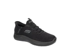 Skechers Womens Slip-ins Summits Enslee Slip Resistant Work Shoe - Black